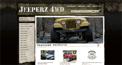 Desktop Screenshot of jeeperz4wd.com